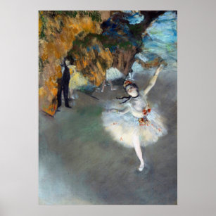 Ballet - l'etoile - Edgar Degas - 1878 Poster