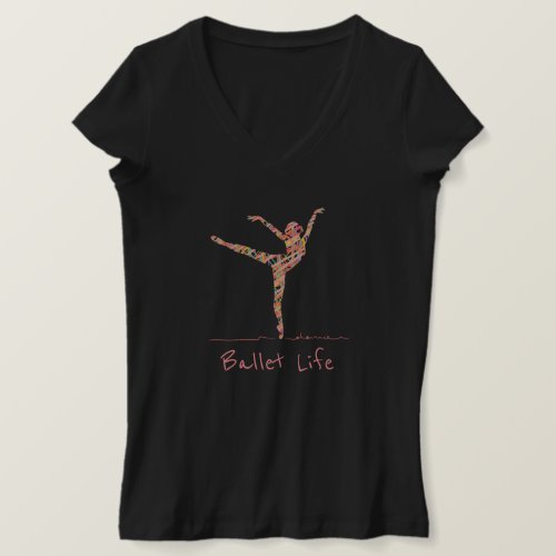 Ballet life slogan modern dancer T_Shirt