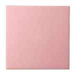 Ballet Light Pink Personalized Peach Background Ceramic Tile