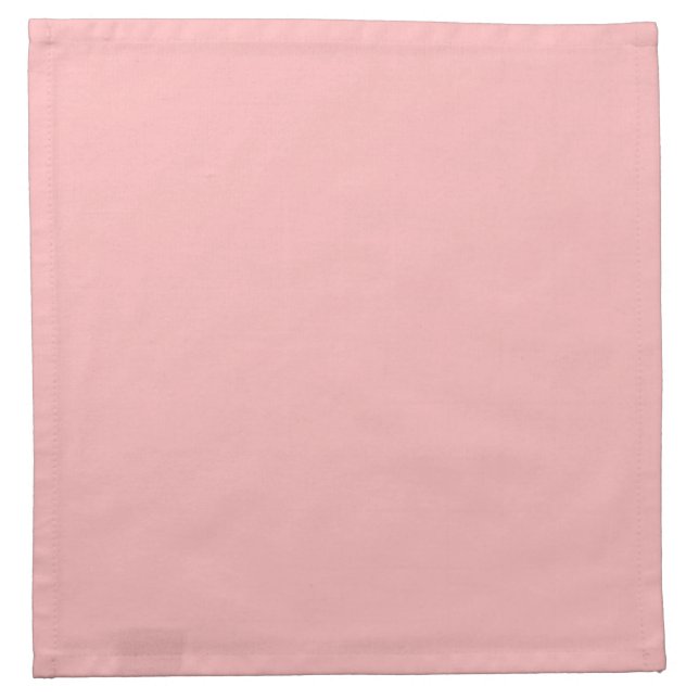 Ballet Light Pink Personalized Peach Background Napkin (Front)