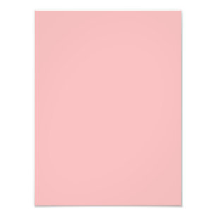 Ballet Light Pink Personalized Peach Background Photo Print