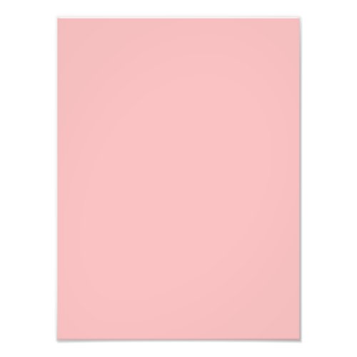 Ballet Light Pink Personalized Peach Background Photo Print