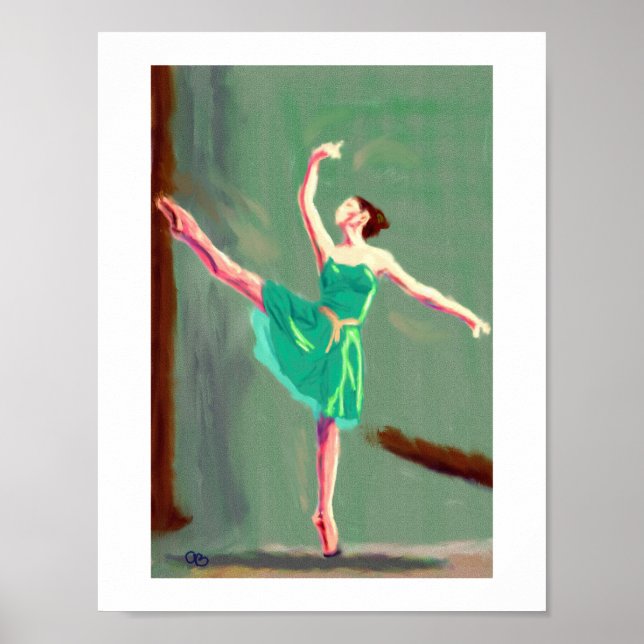 Ballet Love Art Poster (Front)