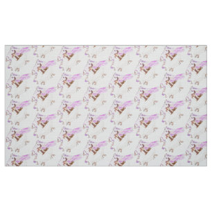 Ballet Love Bunny Polyester Weave Fabric 58" wide