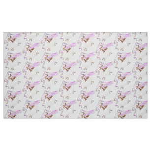 Ballet Love Bunny Polyester Weave Fabric 58" wide