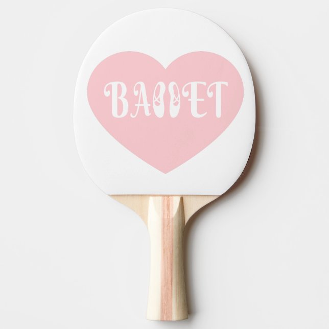 Ballet Love Dance Personalize Ctomizeus Ping Pong Paddle (Front)
