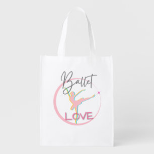 Ballet Love Reusable Grocery Bag
