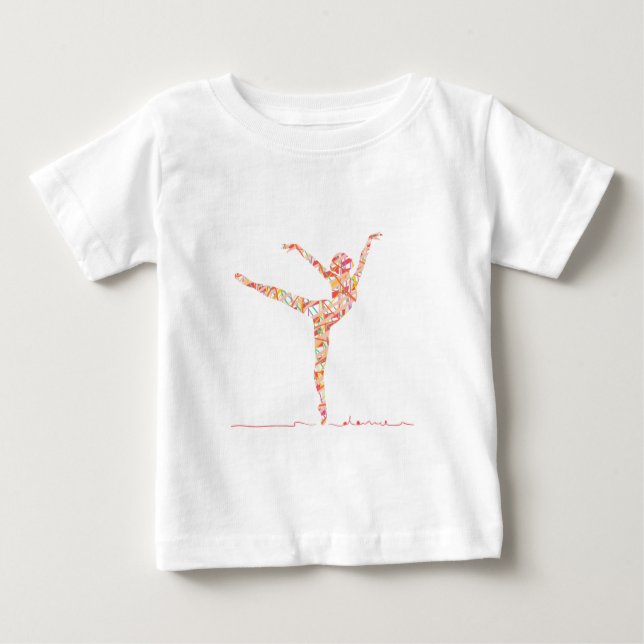 Ballet modern dancer baby T-Shirt (Front)