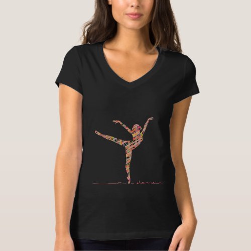 Ballet modern dancer T_Shirt