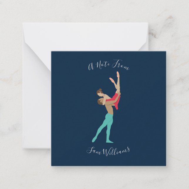 Ballet Note Card (Front)