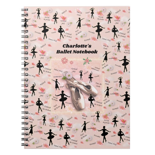 Ballet Notebook (Title customizable) (Front)