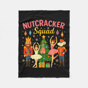 Ballet Nutcracker Squad Christmas Costume For Kids Fleece Blanket