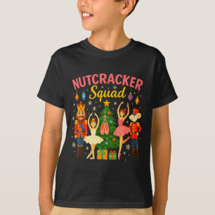 Ballet Nutcracker Squad Christmas Costume For Kids T-Shirt