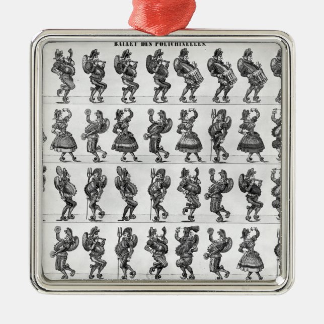 Ballet of the Polichinelles Metal Ornament (Front)
