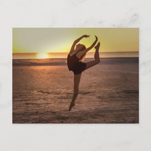 Ballet on the Beach Postcard