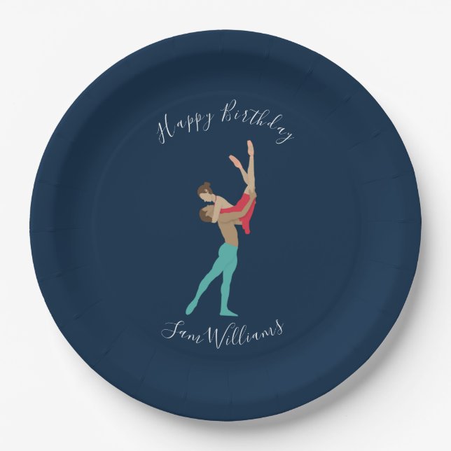 Ballet Paper Plates (Front)