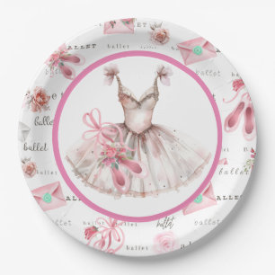 Ballet Party Paper Plates
