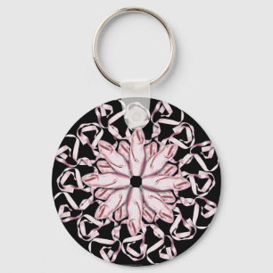 Ballet Pattern (pink) Keychain