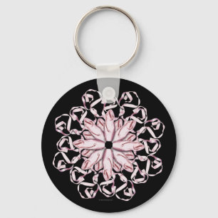 Ballet Pattern (pink) Keychain