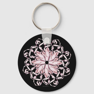 Ballet Pattern (pink) Keychain