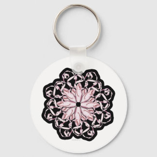 Ballet Pattern (pink) Keychain