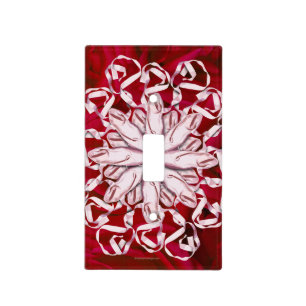 Ballet Pattern (pink) Light Switch Cover