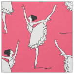 Ballet Pattern Pink White | Dance Fabric
