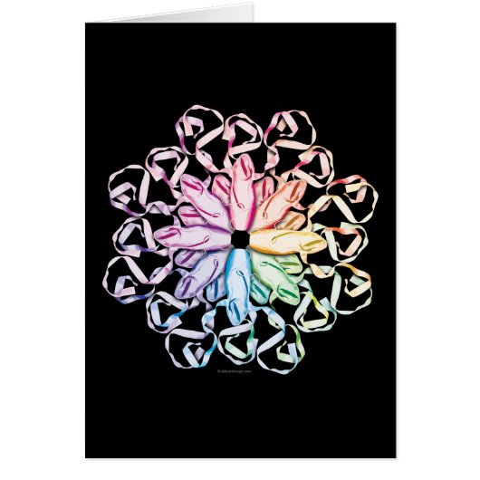 Ballet Pattern (spectral) Cards (Front)