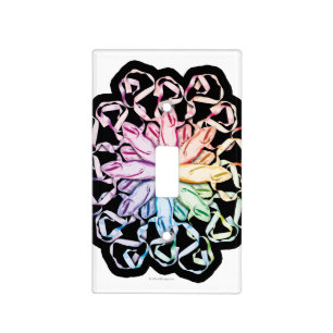 Ballet Pattern (spectral) Light Switch Cover