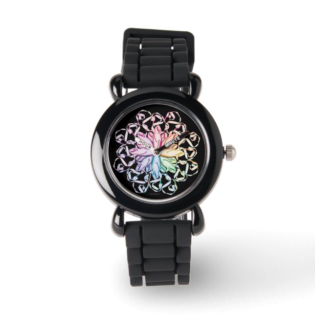 Ballet Pattern (spectral) Wristwatch (Front)