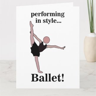 Ballet Performing In Style Ballerina Birthday