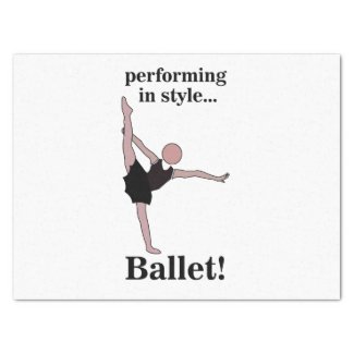 Ballet Performing In Style Ballerina Birthday