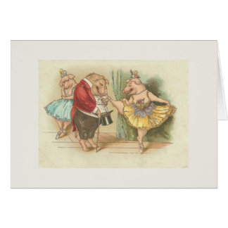 Ballet Pig Cards