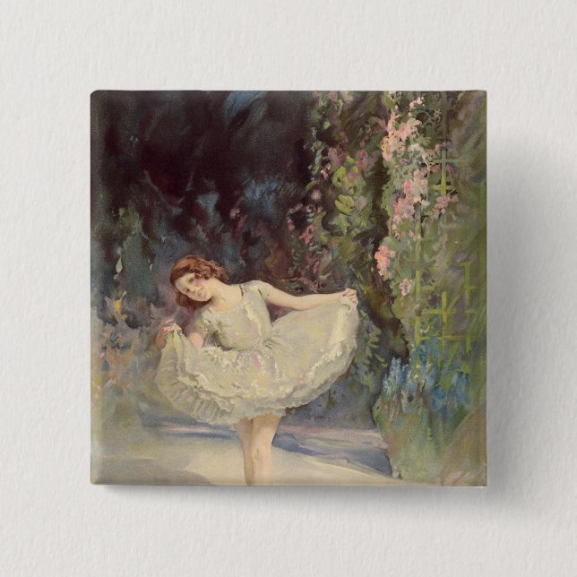 Ballet Pinback Button (Front)