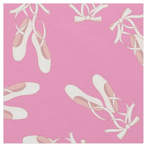 Ballet Pointe Shoes Cute Dance Dancer Pink Girls Fabric