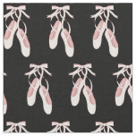 Ballet Pointe Shoes Cute Dance Dancer Pink Girls Fabric