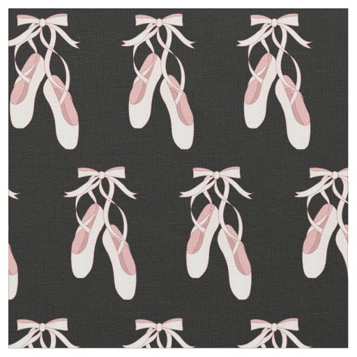 Ballet Pointe Shoes Cute Dance Dancer Pink Girls Fabric