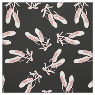Ballet Pointe Shoes Cute Dance Dancer Pink Girls Fabric