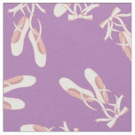 Ballet Pointe Shoes Cute Dance Dancer Pink Purple Fabric