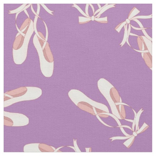 Ballet Pointe Shoes Cute Dance Dancer Pink Purple Fabric