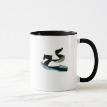 Ballet Pointe Shoes Mug ( Black & White)