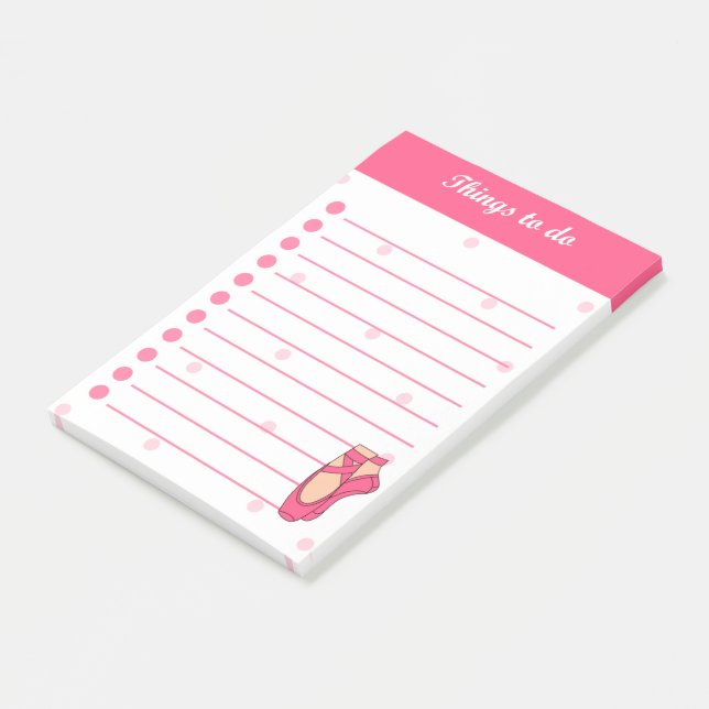 Ballet Post-it Notes (Angled)