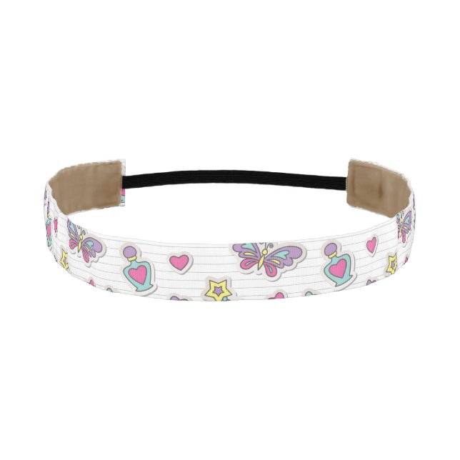 ballet princess pattern athletic headband (Front)