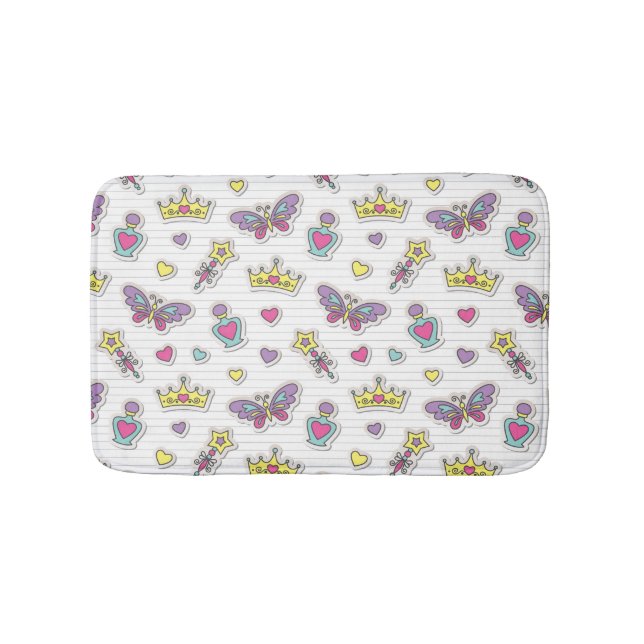 ballet princess pattern bathroom mat (Front)