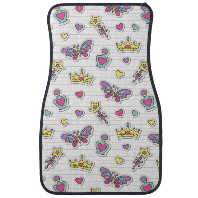 ballet princess pattern car floor mat (Front)