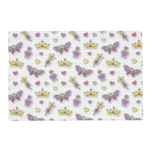 ballet princess pattern placemat