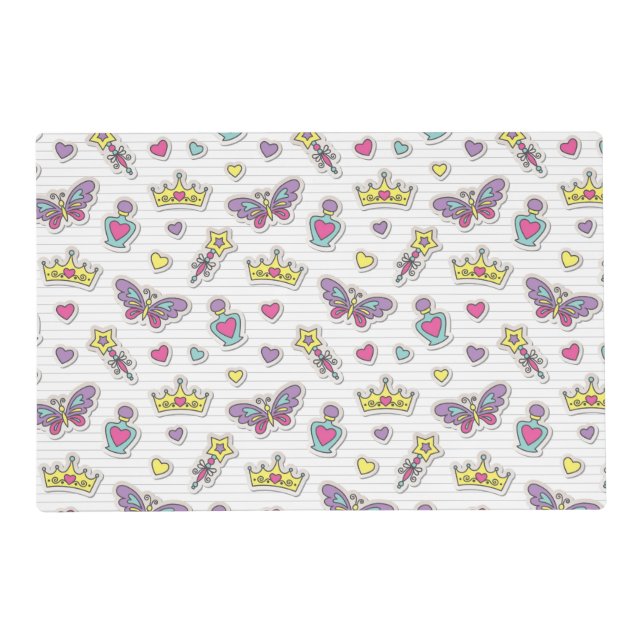 ballet princess pattern placemat (Front)