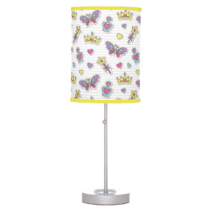 ballet princess pattern table lamp