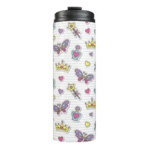 ballet princess pattern thermal tumbler