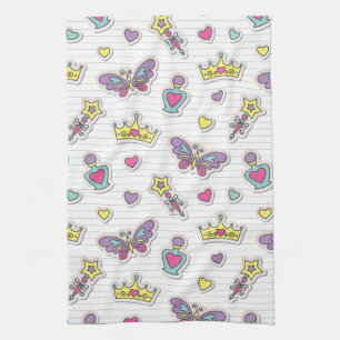 ballet princess pattern towel